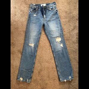 Mother Jeans High Waisted Rider Skimp 28